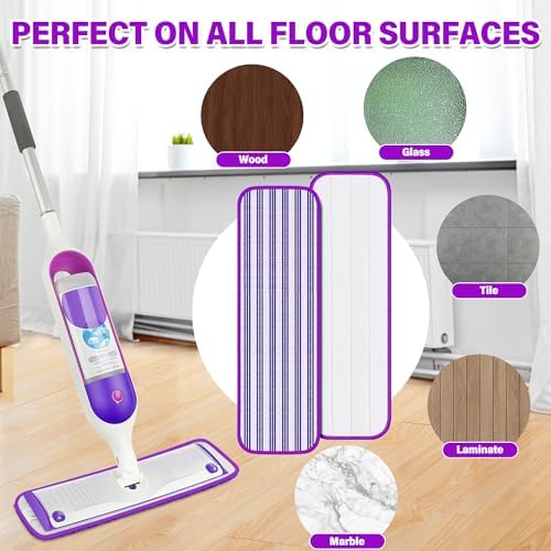 Fast machine washable microfiber mop pads for Swiffer PowerMop