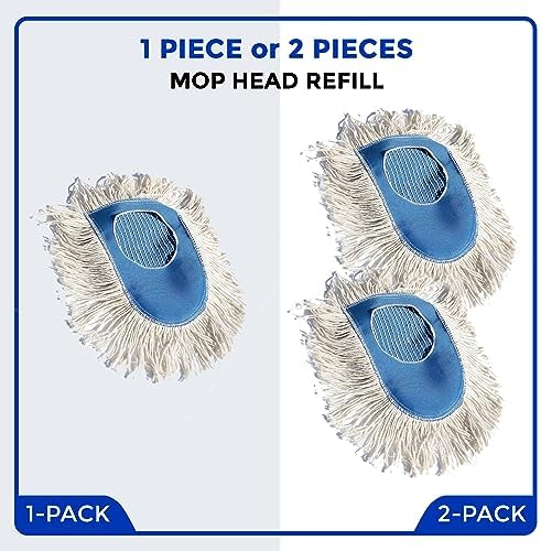 Nine Forty Heavy Duty Cotton Wedge Dust Mop Head