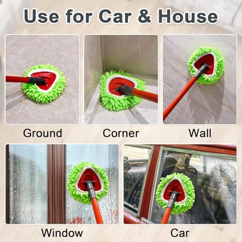 DLAIMI 3 Pack Spin Mop Refill Heads for RinseClean 2 Tank System