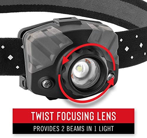 Coast FL78R 530 Lumen Tri-Color Rechargeable Headlamp