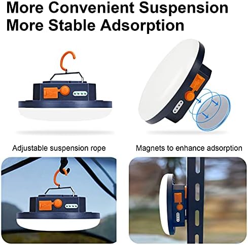 10000mAh 4000LM Portable LED camping lantern waterproof rechargeable for emergency use