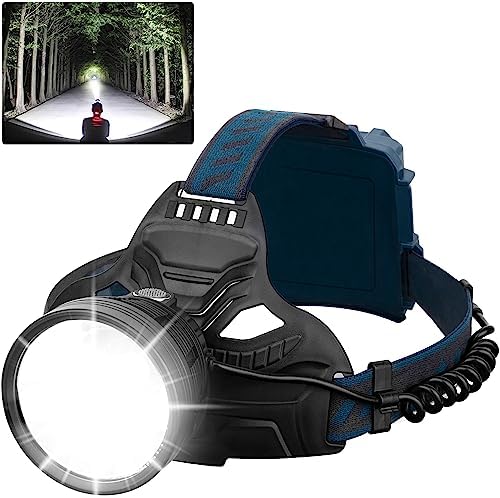TUNFOU Rechargeable LED Headlamp for Adults