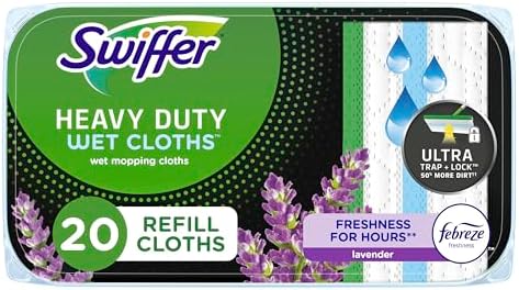 Swiffer Sweeper Lemon Scent Replacement Mop Cloths 20 Count