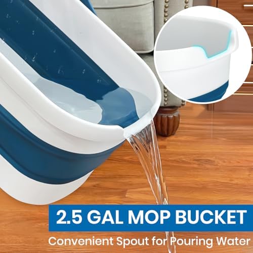 Collapsible Mop Bucket Set by TrueYee