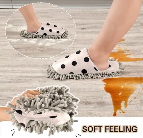 Microfiber Slippers for Floor Cleaning