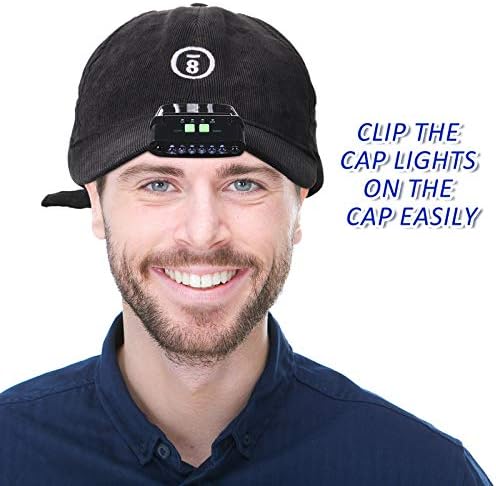 Waterproof Rechargeable 6 LED Cap Lights