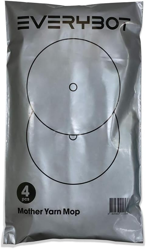 EVERYBOT Edge Robot Mop Replacement Pad Washable Mother Yarn Set of 4