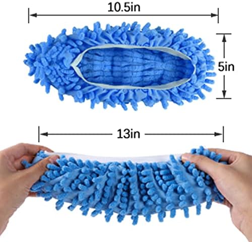 Eco-Friendly Reusable Slippers Soft Microfiber Mops for Floors