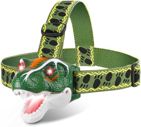 TIGTECGAME LED dinosaur headlamp