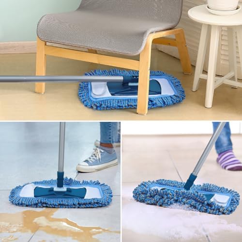 TrueYee Dust Mop for Hardwood Floors - 57 Handle