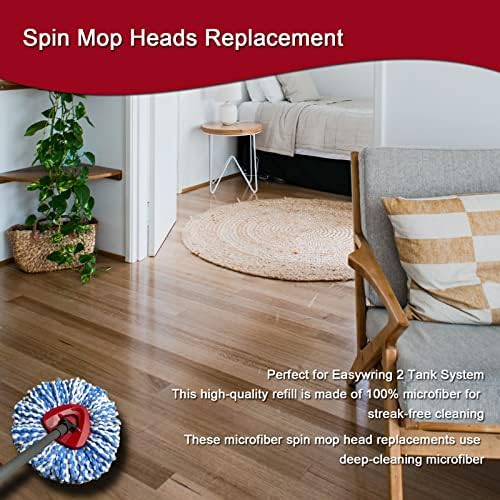 Quick Picks Set of 6 Mop Heads for RinseClean 2 Tank System