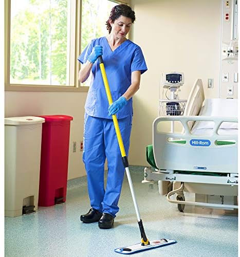Rubbermaid Commercial Mop Head Microfiber 18-Inch Blue Heavy-Duty
