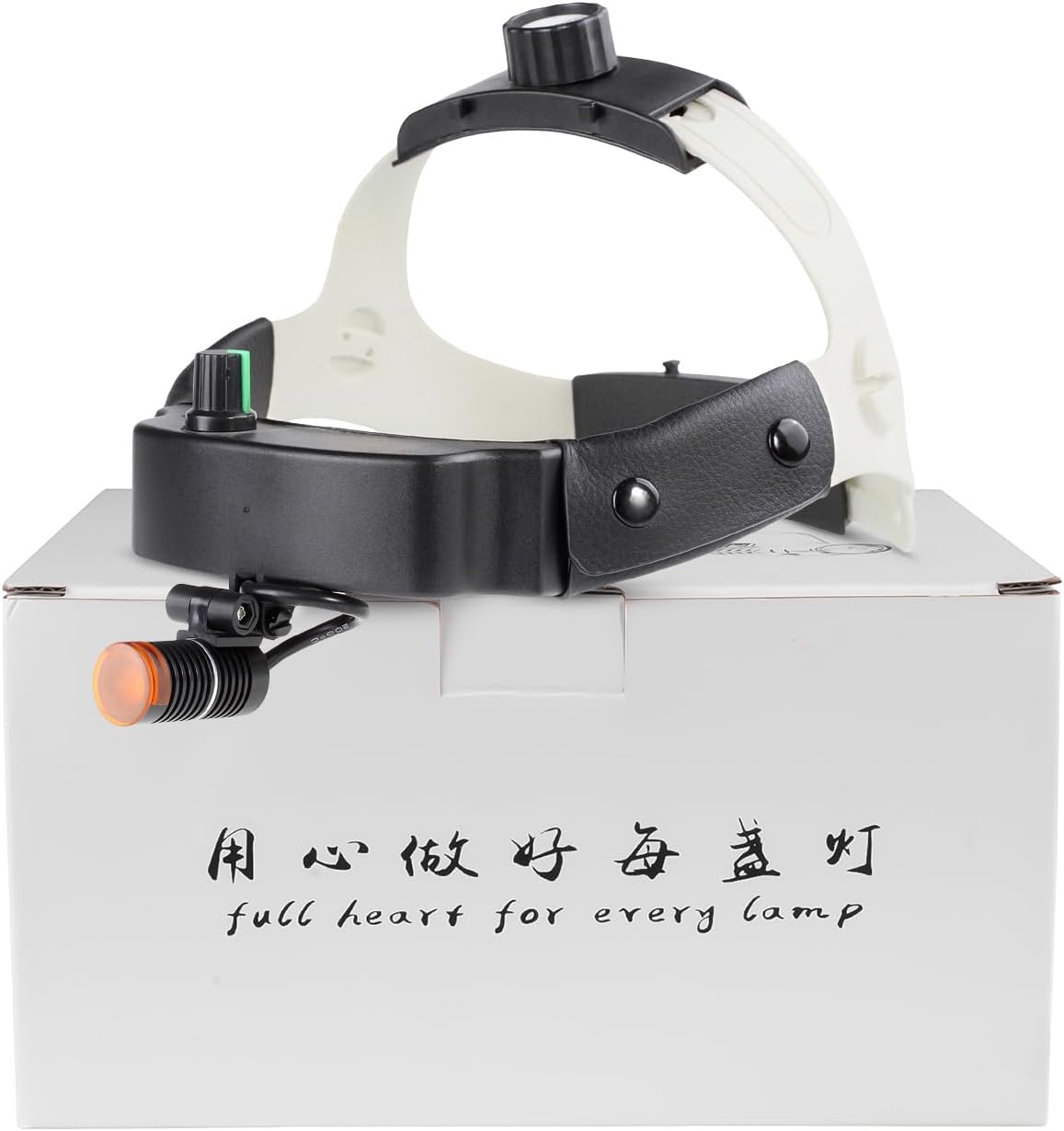 Adjustable 3W LED Cl ip-on Headlight Compact Durable