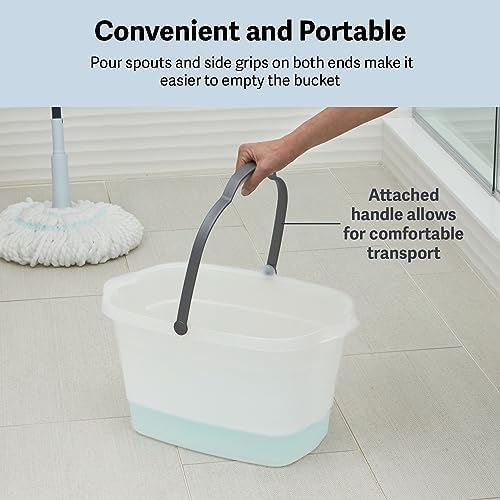 Effortless 4-Gallon Cleaning Bucket for Mops and More