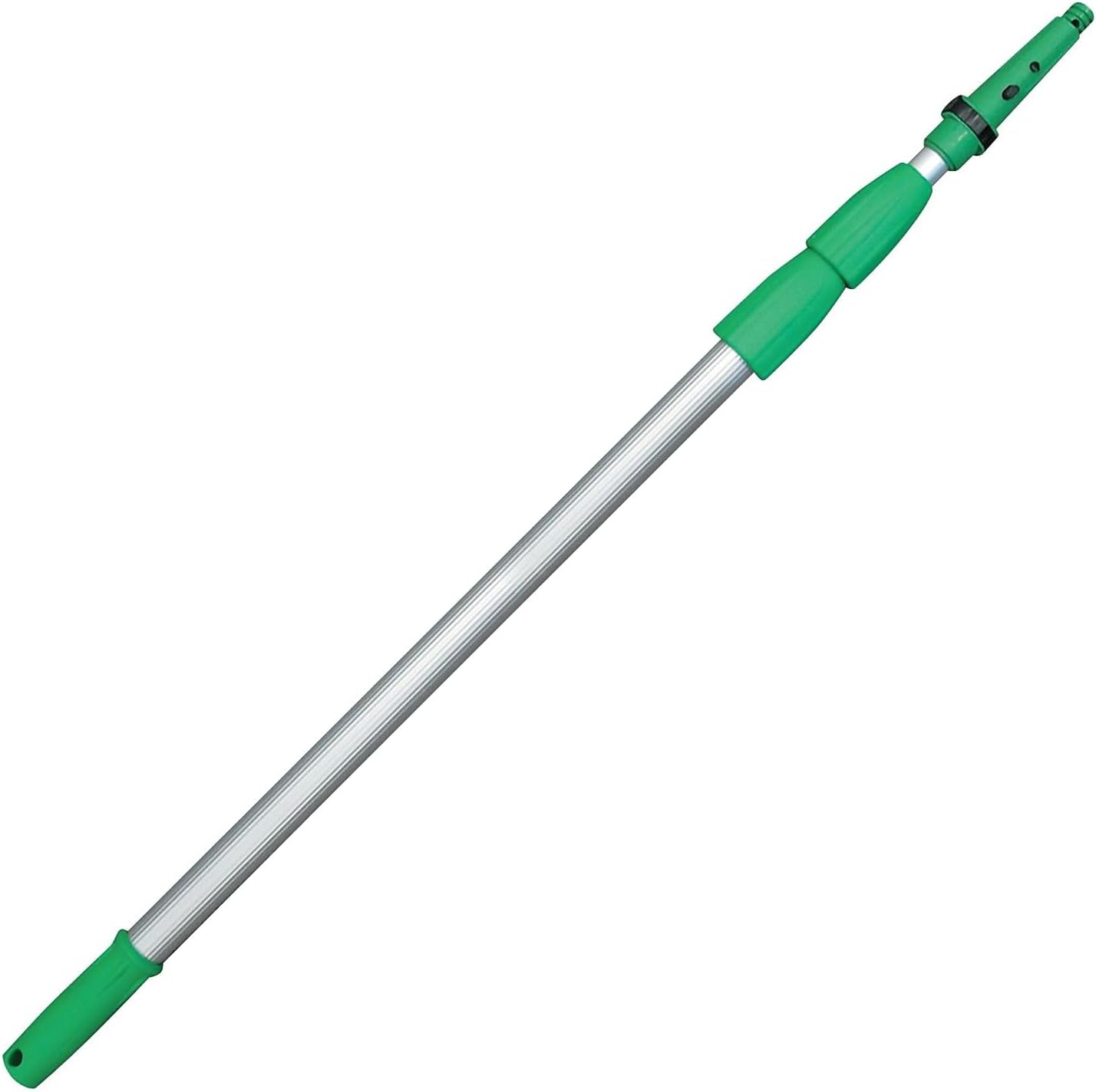 Unger Aluminum 14ft Extension Pole Three Sections GreenSilver
