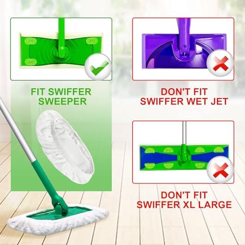 Reusable Swiffer Pad KEEPOW 8-Piece Set