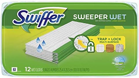 Swiffer Sweeper Wet Mopping Pad Refills 12