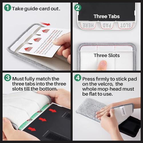 4 Replaceable Microfiber Pads