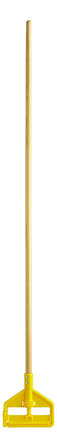 60 HardWOOD WET MOP HANDLE NATURAL SECURE DURABLE FOR COMMERCIAL USE