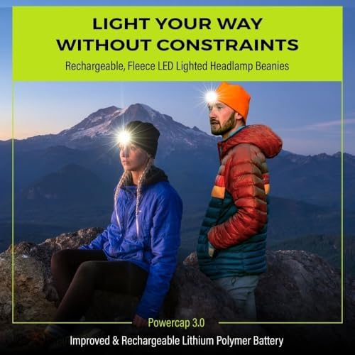 PowerCap 30 USB Rechargeable LED Beanie for Dad