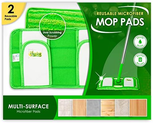 Premium Reusable Swiffer Dust Pads - 12 Inch Microfiber Mop Rolls