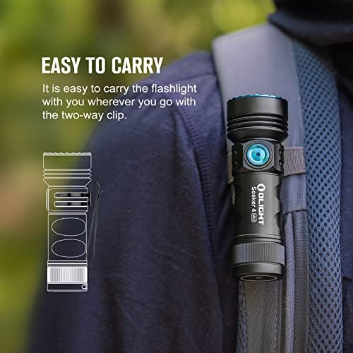 1000-Lumen Rechargeable Flashlight for Hiking and Camping
