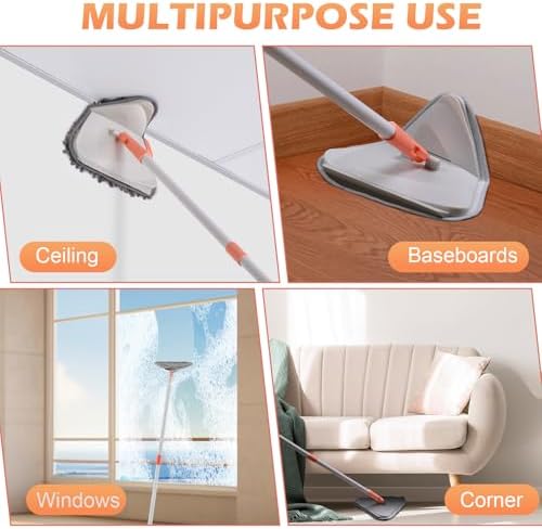 Wall Cleaner Triangle - 82 Mop with 3-in-1 Function