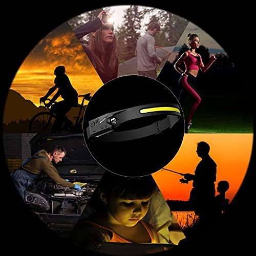 230 Rechargeable LED Headlamp with Motion Sensor