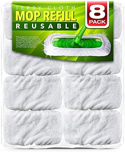 Reusable 100 Cotton Mop Pads VanDuck