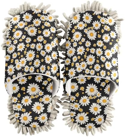 Comfortable Microfiber Mop Slippers for House Cleaning