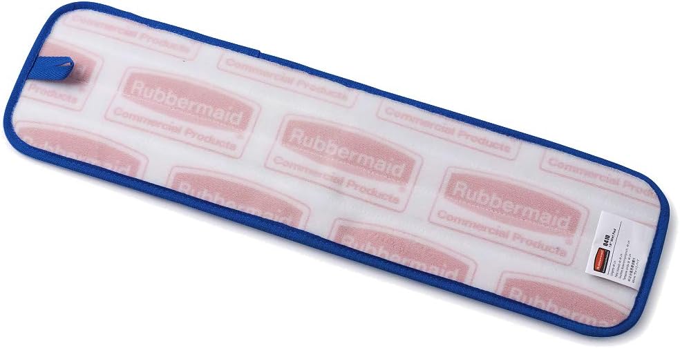 Rubbermaid Commercial Mop Head Microfiber 18-Inch Blue Heavy-Duty