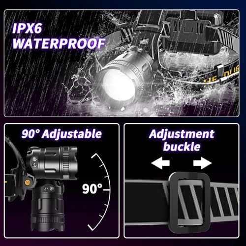 Foleto LED Headlamp 100000 Lumens