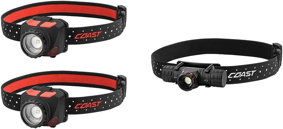 Coast Dual 575 1000 Lumen Headlamp Complete Set