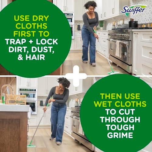 Swiffer Sweeper Pet Heavy Duty Deep Clean Multi-Surface Wet Cloth