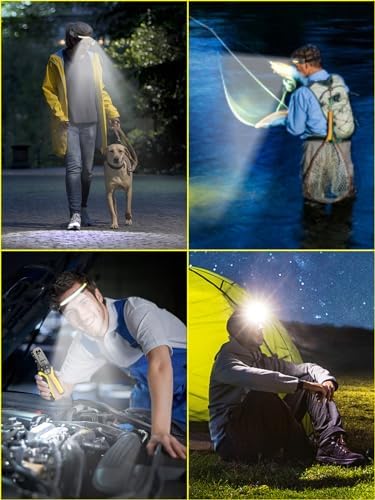 Unbont 230 LED Headlamp Rechargeable Motion sensor
