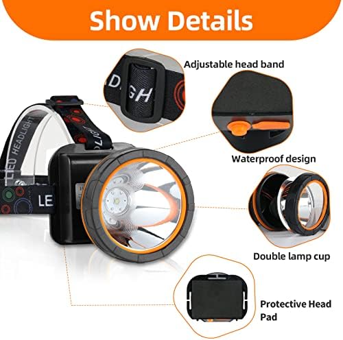 Blazing Bright Rechargeable Headlamp For Hunting