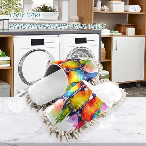 Colorful Branch Mop Slippers for Office Home