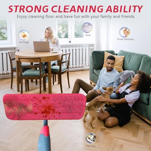Replacement Microfiber Mop Pads for Rubbermaid Reveal Spray Mop - 12-Pack