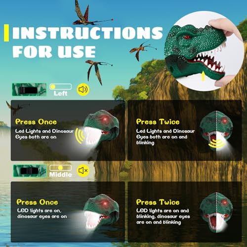 Dysaim Bright T-Rex LED Head Lamp