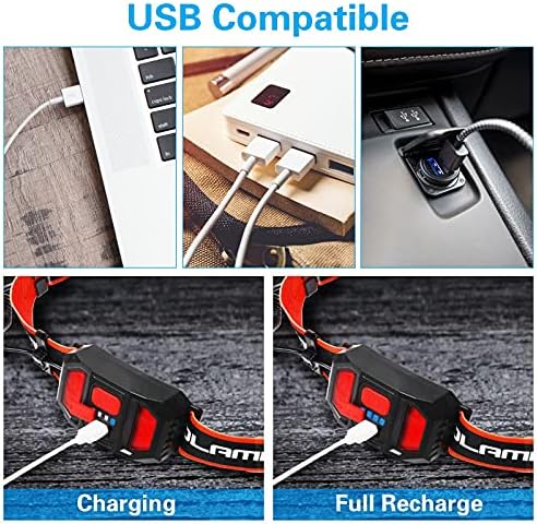 Adjustable Rechargeable Headlamp