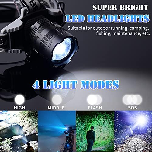 Rechargeable Headlamp 180000 Lumen
