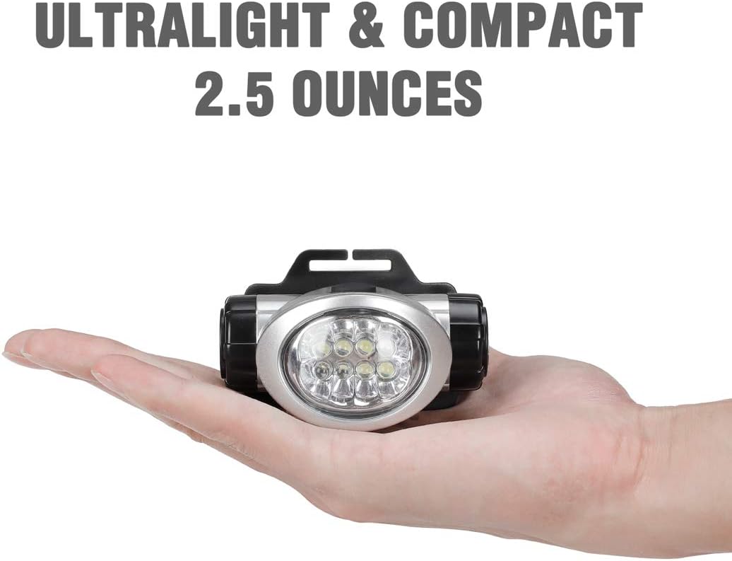 EverBrite 7-Pack LED Headlamp with 21 AAA Batteries