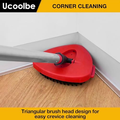 Ucoolbe Spin Mop Scrub Brush Replacement Head