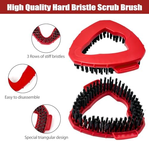 Puiuisoul 2 Pack Spin Scrub Brush Replacement Heads