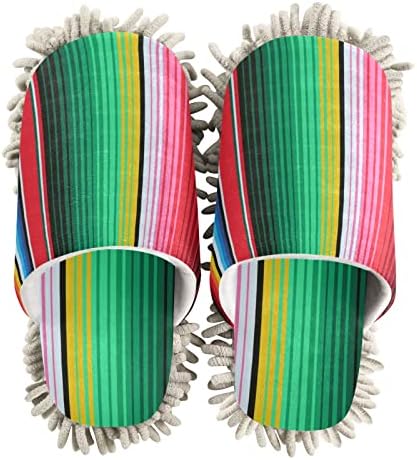 Xigua Microfiber Cleaning Slippers House Floor Dust Cleaner