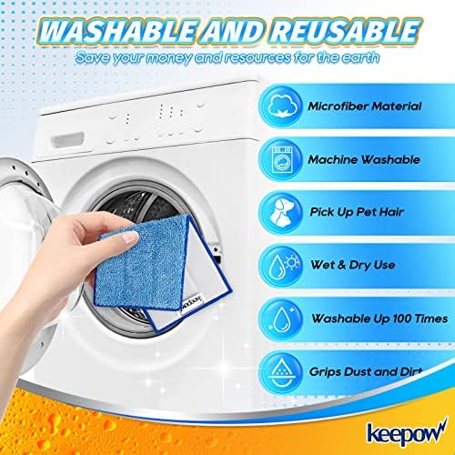 5-Pack Reusable Swiffer Wet Jet Mop Pads with Microfiber
