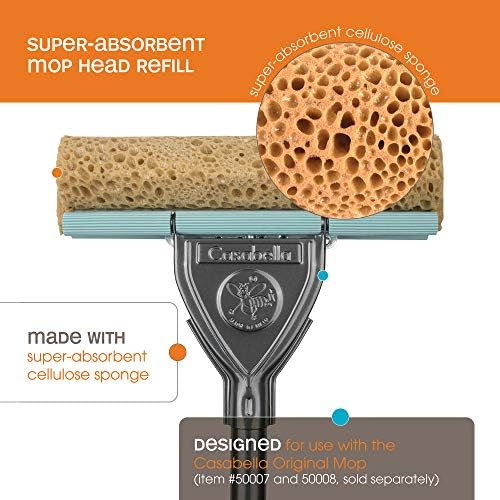 Casabella Refill 51000 for Mop Polyurethane Rust-Resistant