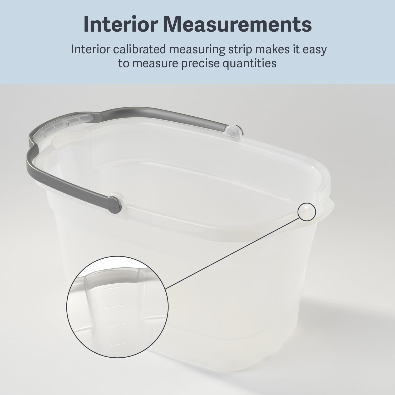 Effortless 4-Gallon Cleaning Bucket for Mops and More