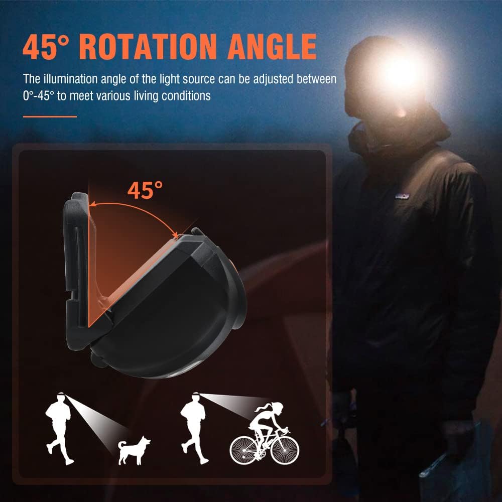 Red White Light Headlamp 2-Pack