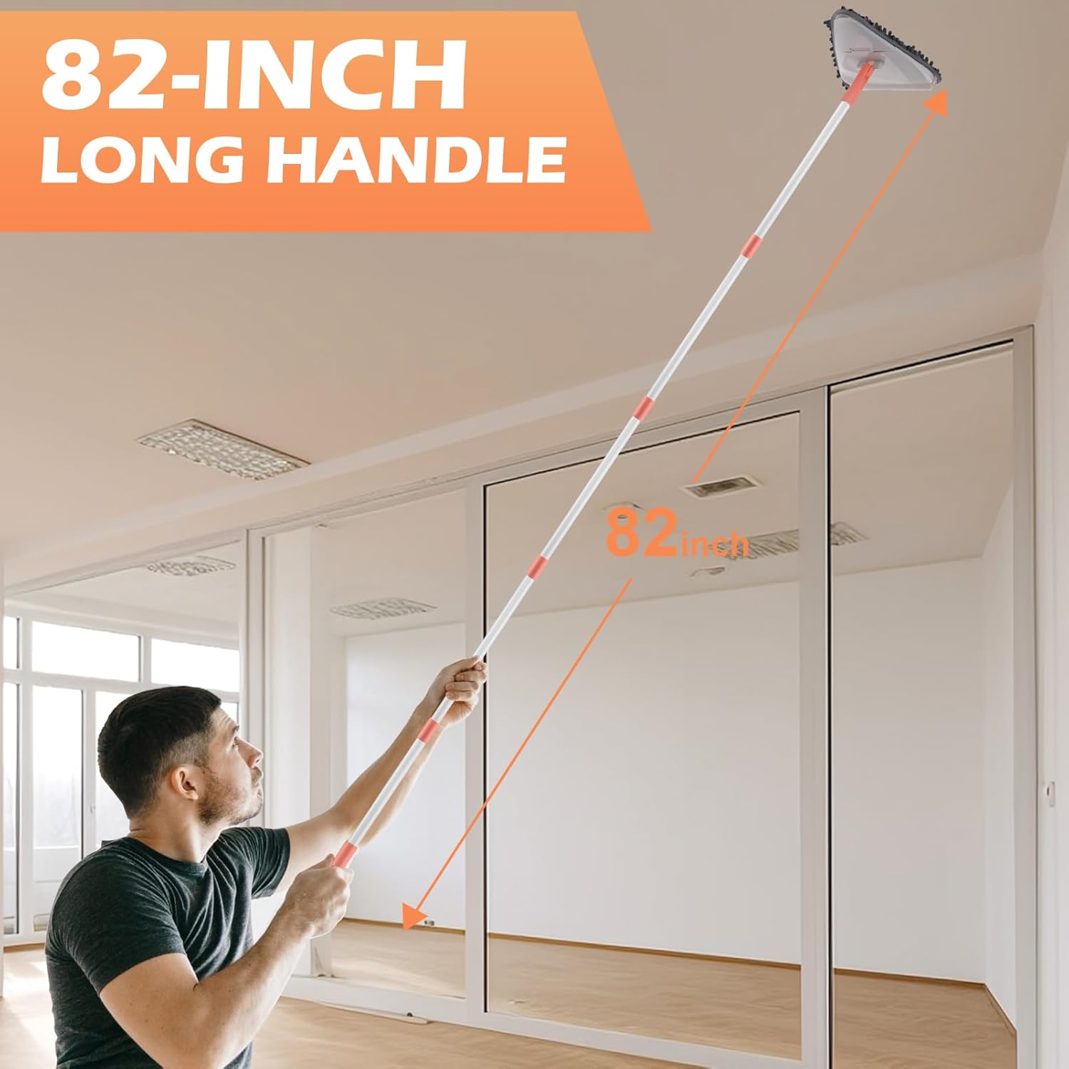 Wall Cleaner Triangle - 82 Mop with 3-in-1 Function